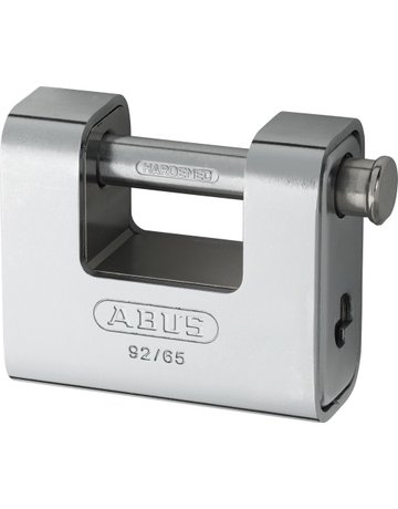 Bild AV - Vorhangschloss, Monobloc 92/65, Messing massiv - ABUS-1
