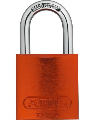 Bild AV - Vorhangschloss, Titalium 72/40, TITALIUM™-Spezialaluminium orange - ABUS-0
