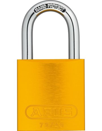 Bild AV - Vorhangschloss, Titalium 72/40, TITALIUM™-Spezialaluminium gelb - ABUS-0