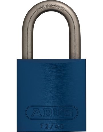 Bild AV - Vorhangschloss, Titalium 72IB/40, TITALIUM™-Spezialaluminium blau - ABUS-0