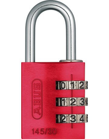 Bild AV - Zahlen-Vorhangschloss-Set 145/30 B/DFNLI, Aluminium massiv, blau, lila - ABUS-3