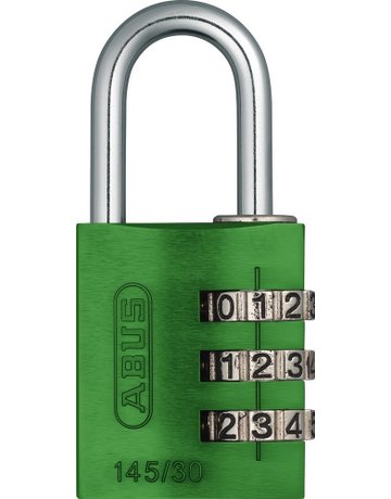 Bild AV - Zahlen-Vorhangschloss-Set 145/30 B/DFNLI, Aluminium massiv, blau, lila - ABUS-4