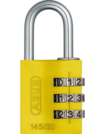 Bild AV - Zahlen-Vorhangschloss-Set 145/30 B/DFNLI, Aluminium massiv, blau, lila - ABUS-1