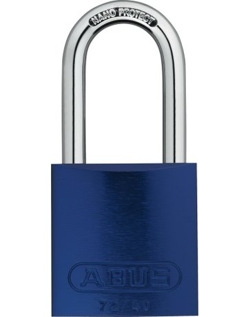 Bild AV - Vorhangschloss, Titalium 72/40HB40, TITALIUM™-Spezialaluminium blau - ABUS-0