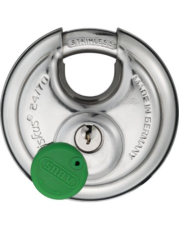 Bild AV - Vorhangschloss, Diskus 24/70, Edelstahl edelstahl - ABUS-3