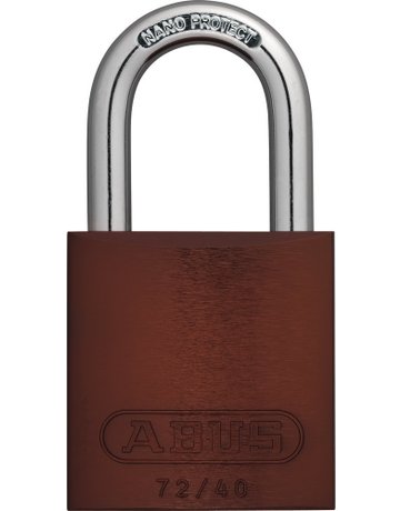 Bild AV - Vorhangschloss, Titalium 72/40, TITALIUM™-Spezialaluminium braun - ABUS-0