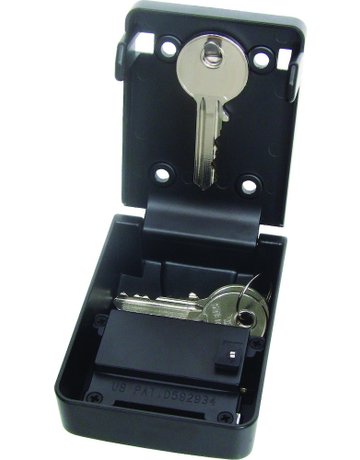 Bild Schlüsseltresor,KeySafe 10 SB mit Zahl.schloss,Zinkdruckguss sw lackiert - BURG WÄCHTER-1