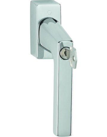 Bild Drehkipp-Fenstergriff, abschließbar, Dallas M0643S/US943 100NM, DIN Links-Rechts, 7/32-42mm, verchromt-Resista - HOPPE-0