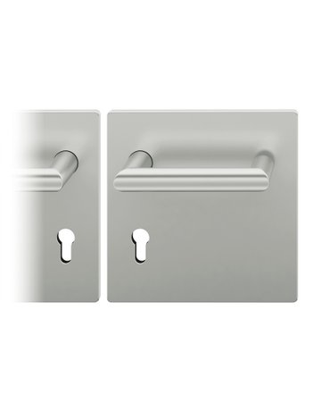 Bild Drückergarnitur 72 1016 BS eck,PZ72/8,DR,F1,TS 39-48,AGL3 - FSB-0