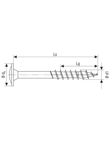 Bild Holzschraube Hi.FORCE Tellerkopf 10x320mm,Teilgw,Innensechsrund T50,WIROX - SPAX-1