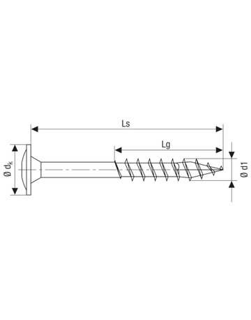 Bild Holzschraube Hi.FORCE Tellerkopf 6x120mm,Teilgw,Innensechsrund T30,WIROX - SPAX-1