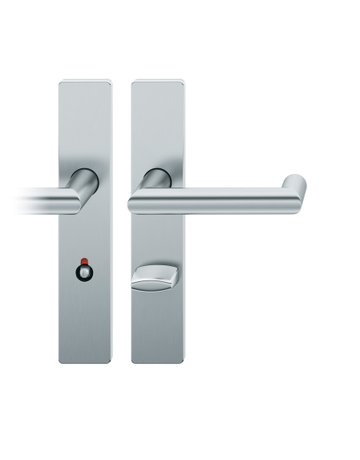 Bild Drückergarnitur 72 1016 LS eck,WC/SS78/8 (8),DR,h-bro.,TS 39-48 - FSB-0