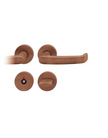 Bild Drückergarnitur 72 1045 Rosette rd,WC/SS,8(8),DR,h-bro.,TS39-48,AGL3 - FSB-0