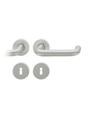 Bild Drückergarnitur 72 1070 Rosette rund ,BB,8,DR,F1,TS39-48,AGL3 - FSB-0
