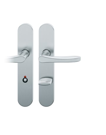 Bild Drückergarnitur 72 1106 LS oval ,WC/SS78/8 (8),DR,ER,TS 39-48,35° - FSB-0