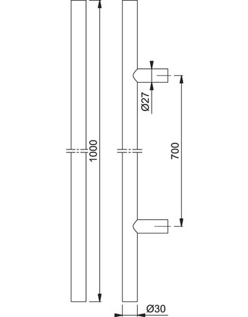 Bild Bügelgriff, E5011, F69 1000 700 2 BS-1502 - HOPPE-1