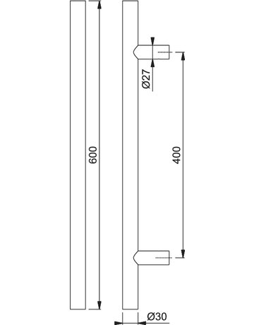 Bild Bügelgriff, E5011, F69 600 400 2 BS-1502 - HOPPE-1