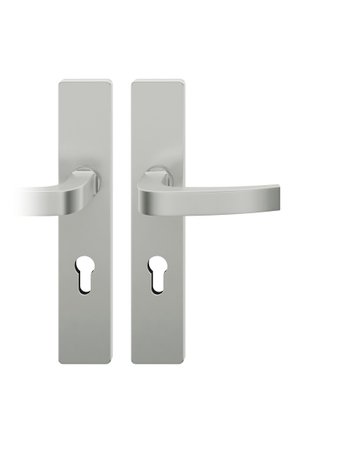 Bild Drückergarnitur 72 1163 LS eck,PZ72/8,DL,F1,TS 39-48,35° - FSB-0