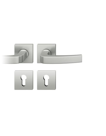 Bild Drückergarnitur 72 1163 Rosette eckig ,PZ,8,DR,F1,TS39-48,AGL3 - FSB-0