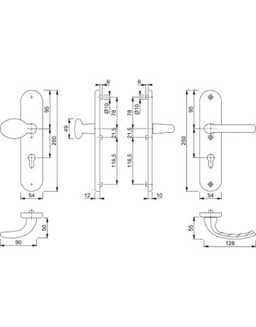 Bild SiWeGrt76G/3331/3410/1710SST ES1 F1 8 PZ-72 41-46 - HOPPE-1