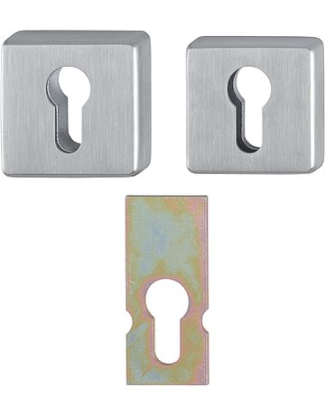 Bild Schutzrosette E52NSA/52S eck,12mm,ES1/PZ,F69,TS57-62 - HOPPE-0