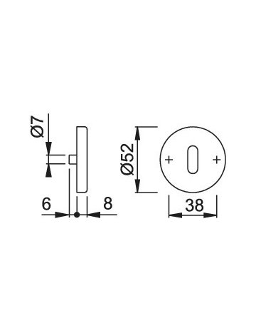 Bild RosetteE42KVS PAAR F69 OB 37-42 - HOPPE-1