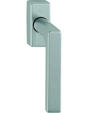 Bild Drehkipp-Fenstergriff, Dallas 0643/US944, mit eckiger Rosette, Vierkant 7x 20-30, stahlfarbig eloxiert - HOPPE-0