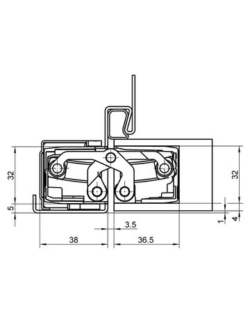 Bild Türband TECTUS TE 540 3D DL-R, poliert vermessingt - SIMONSWERK-5