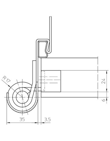 Bild Objekttür- Klemmschutz, für Türband, VARIANT® VN 7100 - SIMONSWERK-3