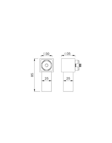 Bild KWS Stütze KS-30 8704, gerade, ER-Optik-1
