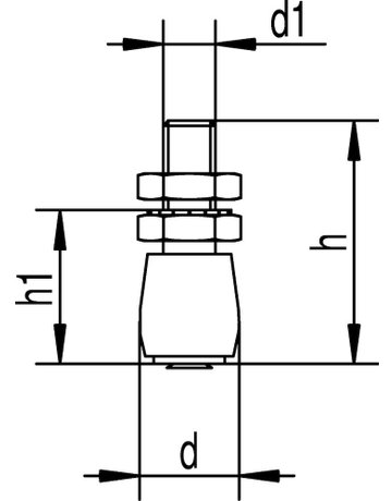 Bild Schiebetor-Führungsrolle,549 S für U-Schiene 540 - HELM-1