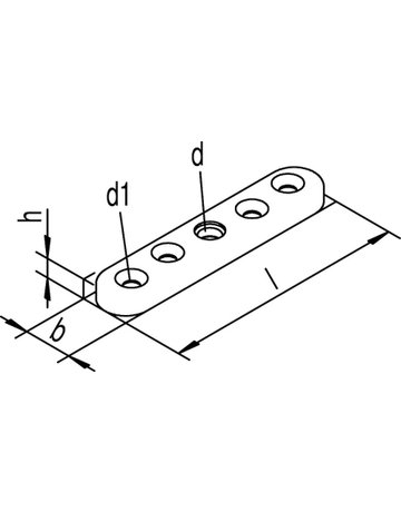 Bild Schiebetor-Flansch,193,zum Aufschrauben mit mittig platziertem Gewinde,Stahl,verzinkt - HELM-1