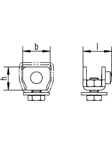 Bild Schienenstopper,für Profil-Nr.300 300 P,Stahl galvanisch verzinkt - HELM-1
