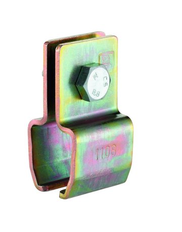 Bild Aufhängeklemme, Profil100,STA,galv.verz. 1108,L40mm,B36mm,H72,5mm,S3mm - HELM-0