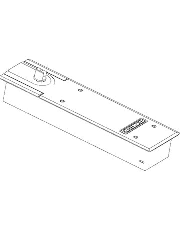 Bild Bodentürschließer TS 550 NV F EN 3-6,DR,vz,o.Deckplatte, mit Zementkasten - GEZE-1