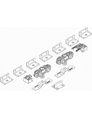 Bild ZT-Doppelrollenwagen, Set, Rollan 80 NT, Kunststoff - GEZE-1