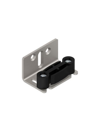 Bild OT-Führungsgleiter,B85mm,H40mm SmartGuide H 316 S,KF,schw. unbehandelt - HELM-0