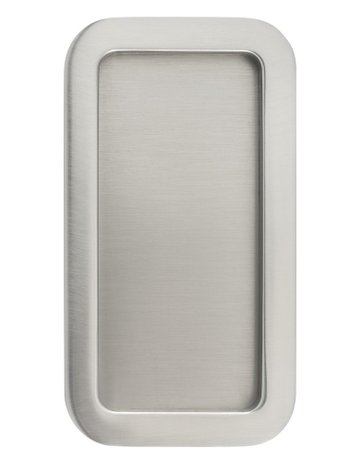 Bild OT-Schiebetürmuschel, 5280, eckig, Aluminium, edelstahloptik eloxiert - KWS-0