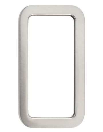 Bild OT-Schiebetürmuschel, 5281, eckig, Aluminium, silberfarbig eloxiert - KWS-0