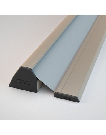 Bild Fingerschutz UniSafe NR-32 w-proof XL 2.500mm,edelstahloptik,Rollo grau - Athmer-1