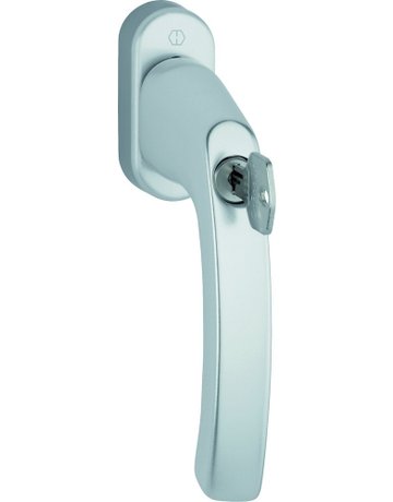 Bild Drehkipp-Fenstergriff, abschließbar, Liège 0540S/U26 100NM, DIN Links-Rechts, 7/43mm, naturfarbig - HOPPE-0