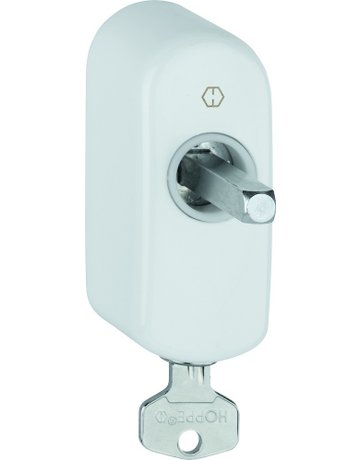 Bild Fenstergriffrosette AUS950S abschliessbar, oval,7/43,verkehrsw. - HOPPE-0