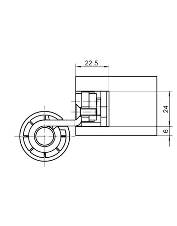 Bild Objekttür- Klemmschutz, für Türband, VARIANT® VN 0099, vernickelt - SIMONSWERK-3