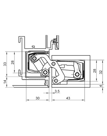 Bild Türband TECTUS TE 541 3D FVZ FR DL-R,F1 - SIMONSWERK-4