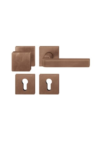 Bild Wechselgarnitur 72 1004 Rosette eckig ,PZ,8,DL,h-bronze,TS39-48 - FSB-0