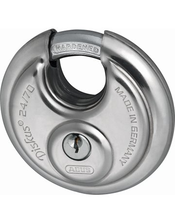 Bild AV - Vorhangschloss, Diskus 24/70, Edelstahl edelstahl - ABUS-5