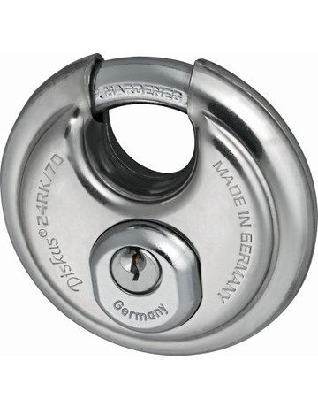 Bild AV - Vorhangschloss, Diskus 24RK/70, Edelstahl edelstahl - ABUS-1