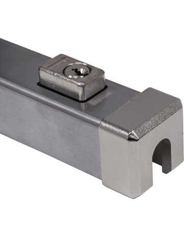 Bild Fenster- Panzerriegel, FPR217 100, mit Zylinder, AL0125, edelstahloptik - ABUS-2