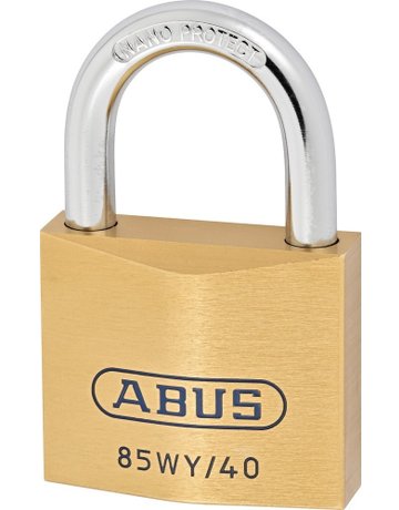 Bild AV - Vorhangschloss 85WY/40, Messing massiv - ABUS-2