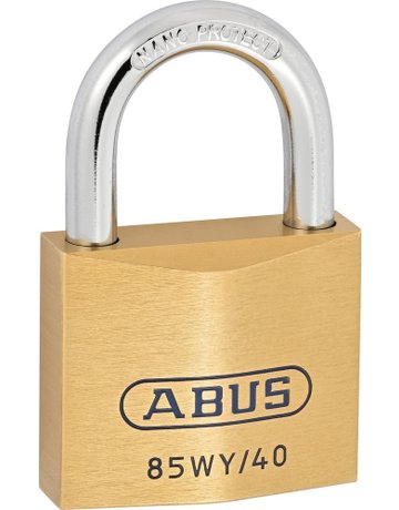 Bild AV - Vorhangschloss 85WY/40, Messing massiv - ABUS-1